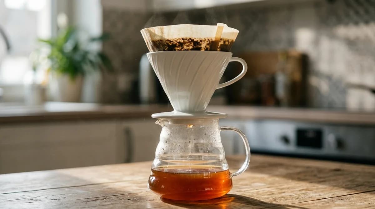 Как заваривать кофе в воронке V60: простой рецепт дома